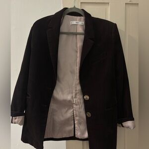 Mango dark brown Corduroy Jacket
